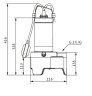 Погружной дренажный насос Wilo Rexa MINI3-V04.11/M06-523/P-5M