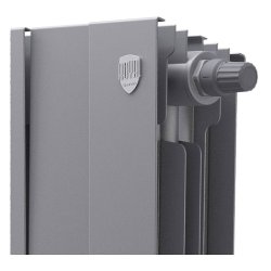Биметаллический радиатор отопления Royal Thermo PianoForte 500 VDR80 4 секции Silver Satin