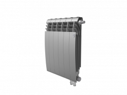 Биметаллический радиатор отопления Royal Thermo BiLiner 500 VR 6 секций Silver Satin