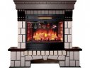 Каминокомплект Interflame Экстер темный дуб с очагом Panoramic 06 25 LED FX QZ