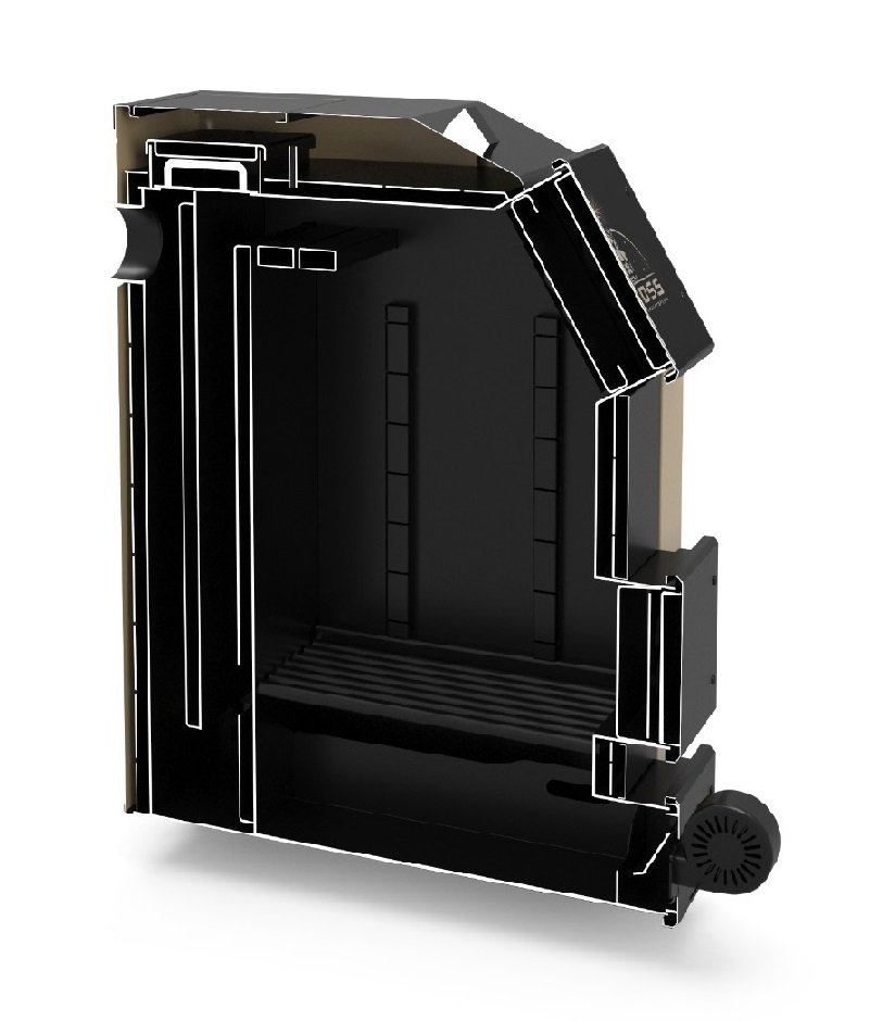 Напольный твердотопливный котел Koloss Ultra Plus 10